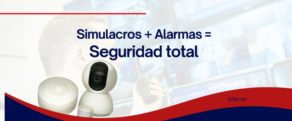 simulacros con alarmas